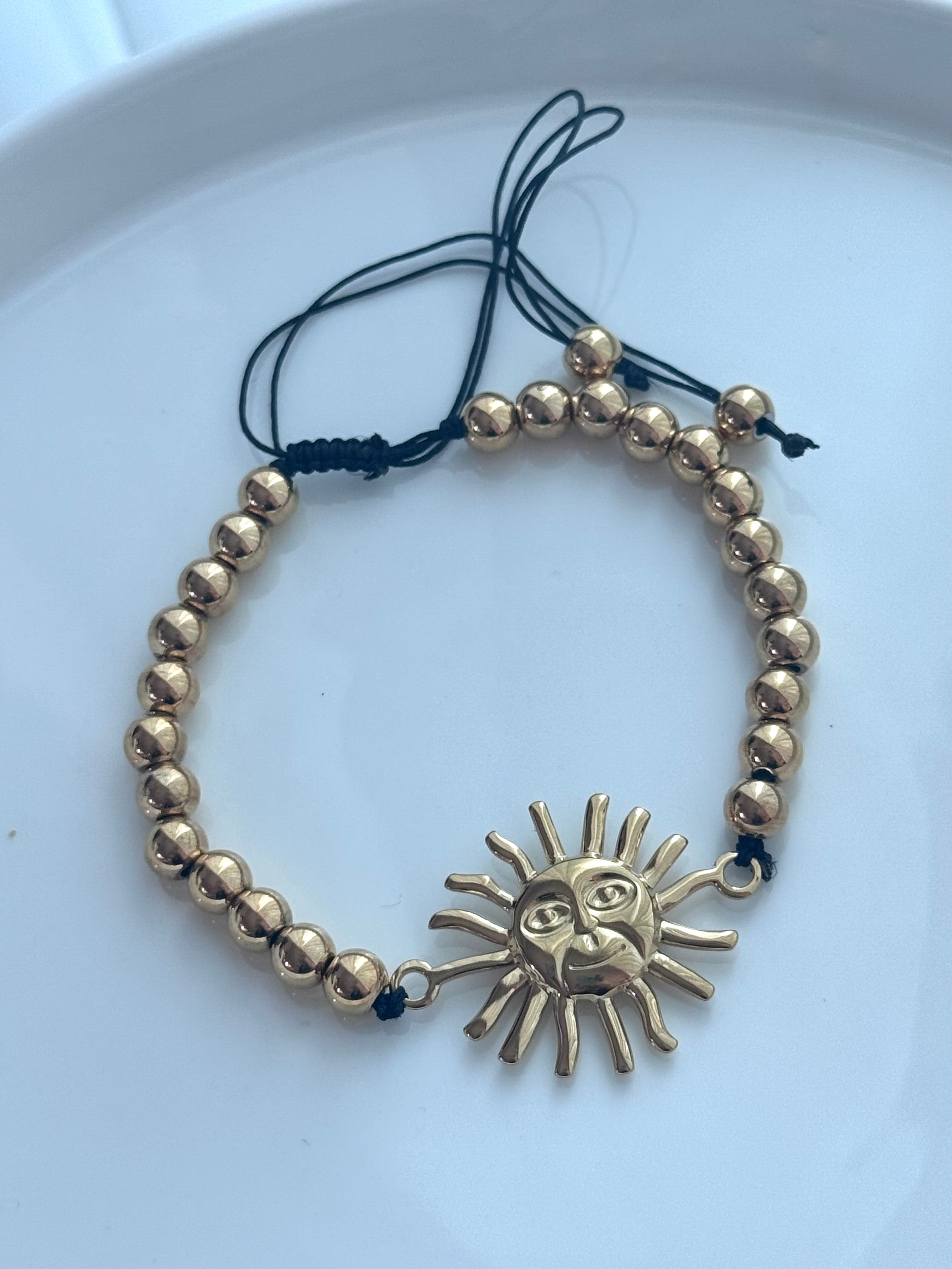 PULSERA SOL BOLITAS
