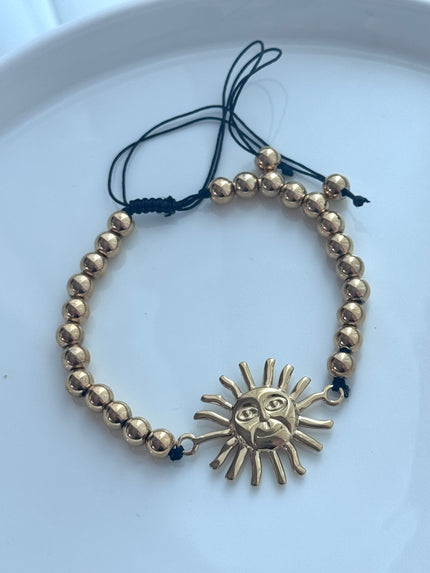 PULSERA SOL BOLITAS