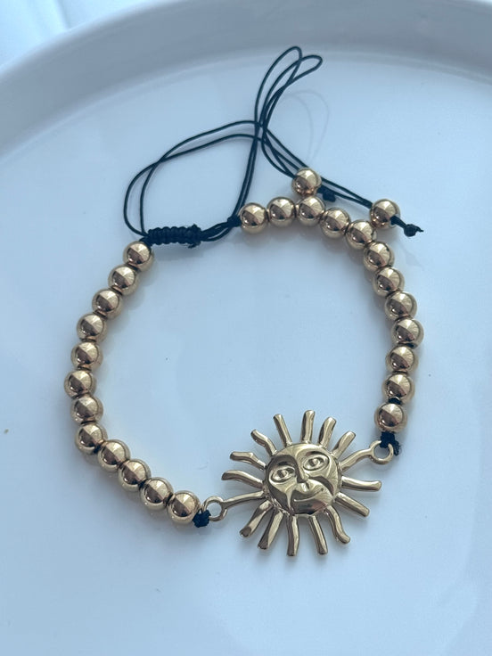 PULSERA SOL BOLITAS