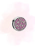 CHARM CIRCULAR ZIRCONIA ROSA