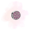 CHARM CIRCULAR ZIRCONIA ROSA