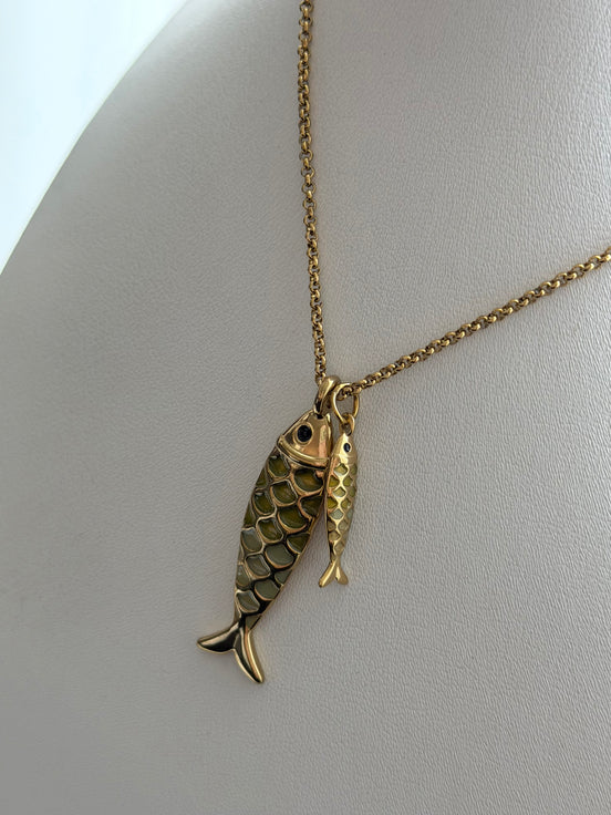 COLLAR PEZ VERDE