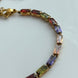 PULSERA TENNIS MULTICOLOR ZIRCONIA RECTANGULAR