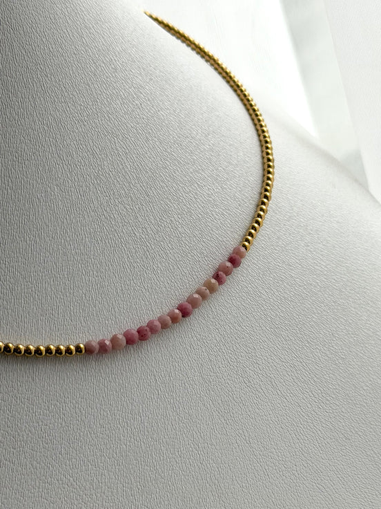 COLLAR BOLITAS CORAL