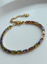 PULSERA TENNIS MULTICOLOR ZIRCONIA RECTANGULAR