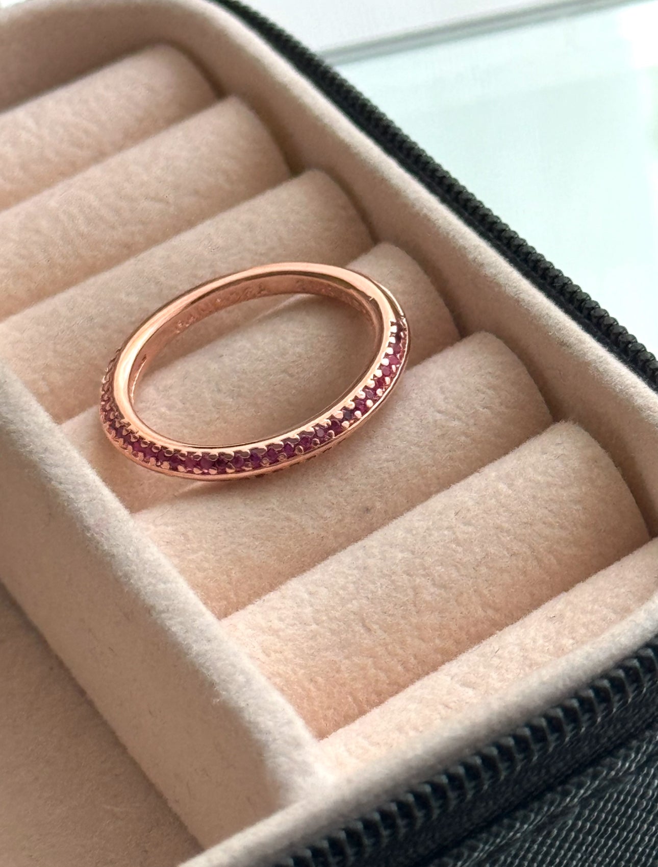 ARGOLLA ZIRCONIA ROSA