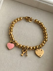 PULSERA BOLITAS CON LLAVE