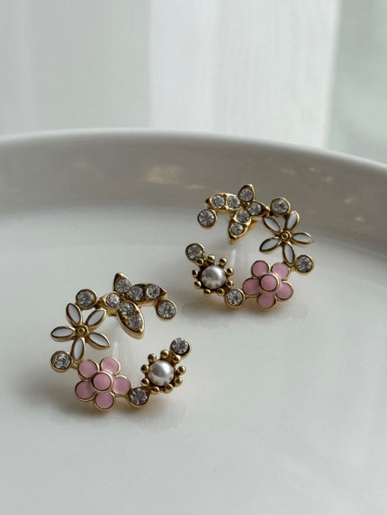 ARETES FLORES
