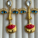 ARETES ROSTRO COLGANTES