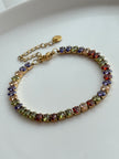 PULSERA TENNIS OVAL COLORES