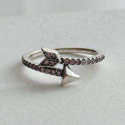 ANILLO FLECHA ROSA