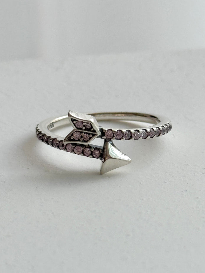 ANILLO FLECHA ROSA