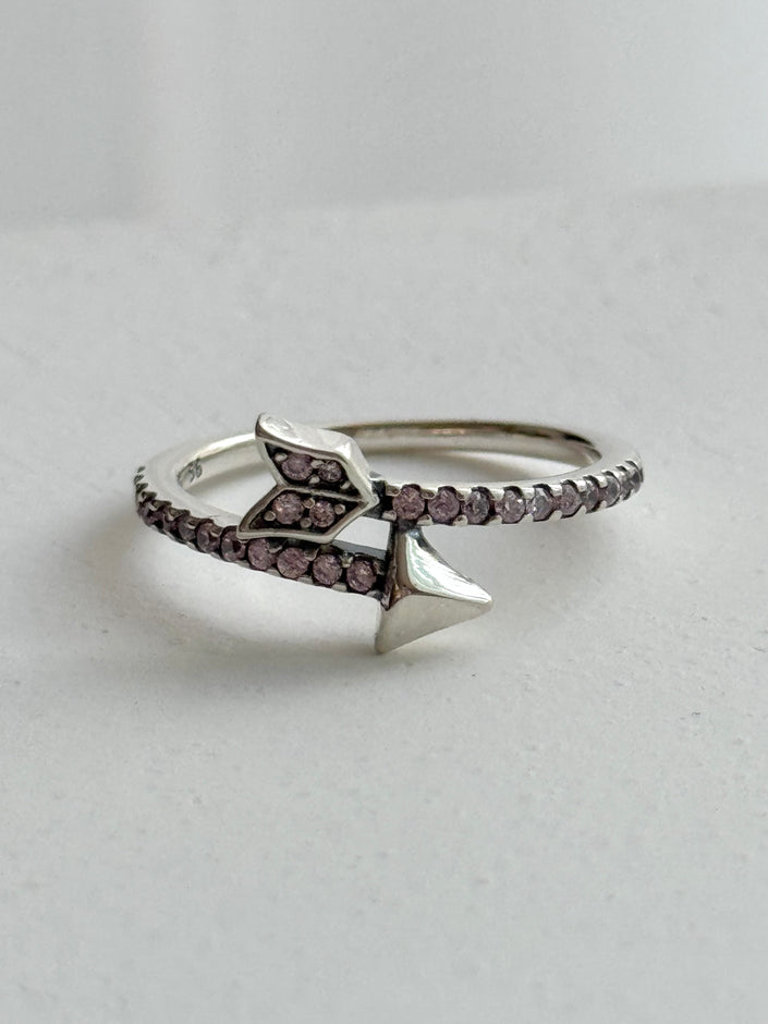 ANILLO FLECHA ROSA