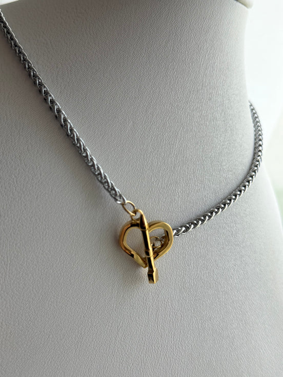 COLLAR BROCHE CORAZON