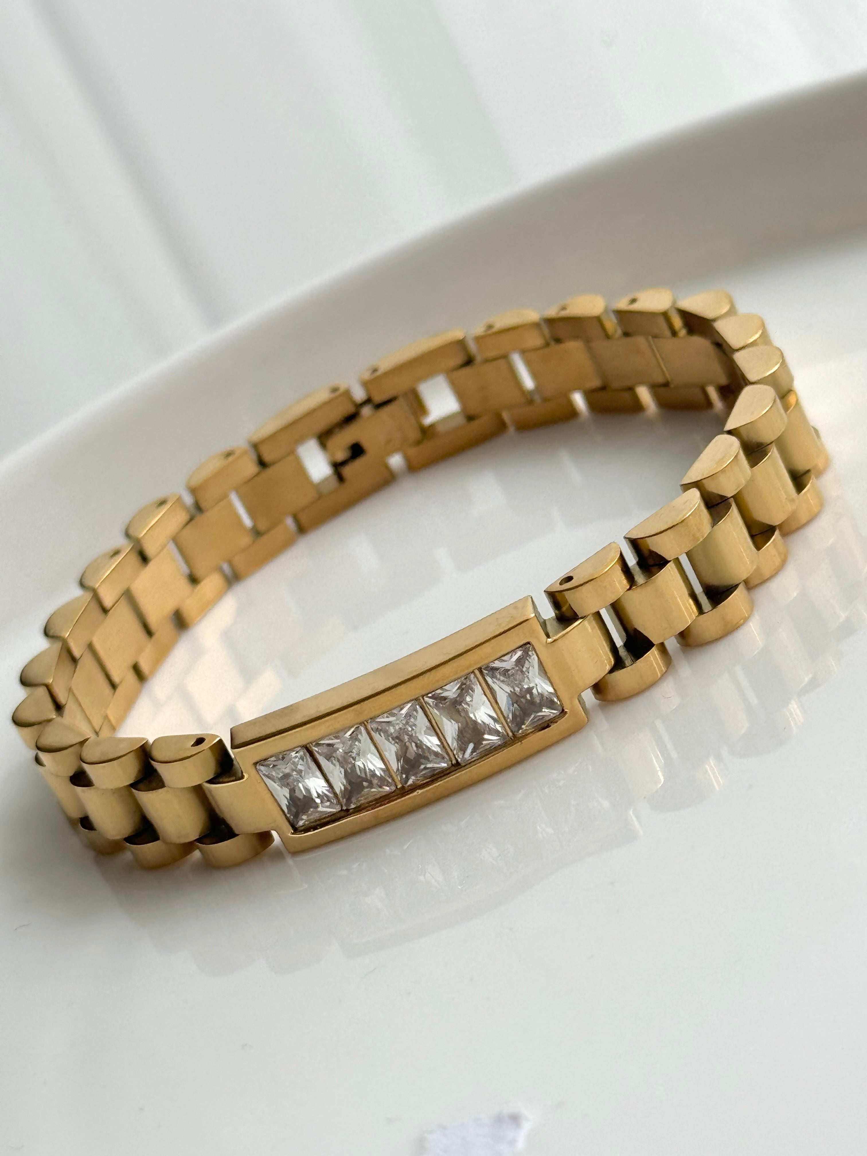 BRAZALETE WATCH STRAP CON ZIRCONIA