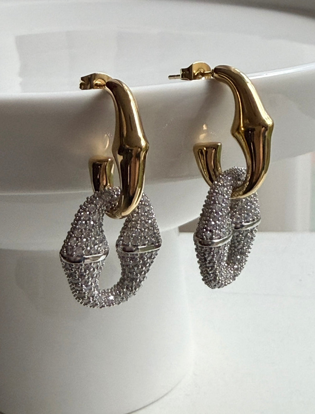 ARETE ESLABÓN CON CRISTAL