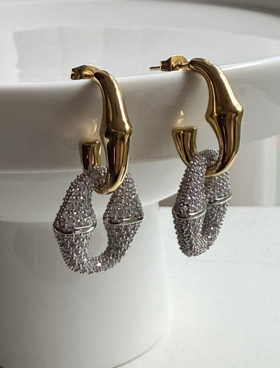 ARETE ESLABÓN CON CRISTAL