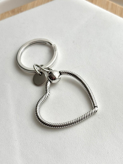 LLAVERO CORAZON  PARA CHARMS
