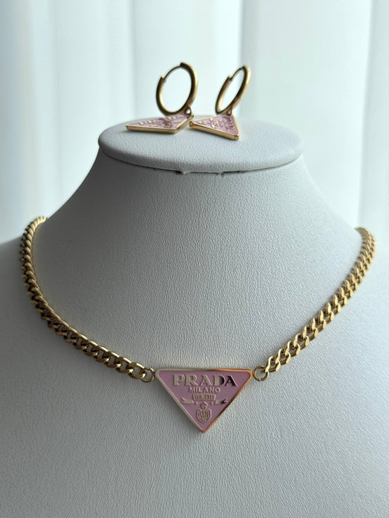 SET TRIÁNGULO ROSA