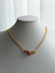 COLLAR ESLABÓN ROSA