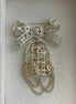 BROCHE BIRD CAGE