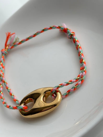 PULSERA ESLABON HILO