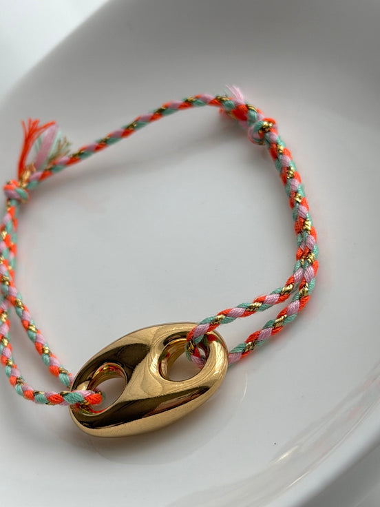 PULSERA ESLABON HILO