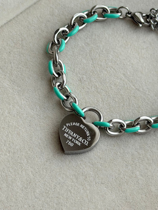 PULSERA CADENA AZUL