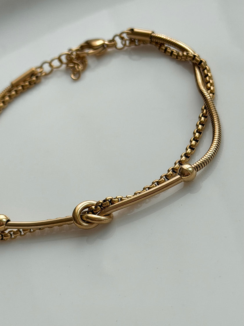 PULSERA DOBLE NUDO