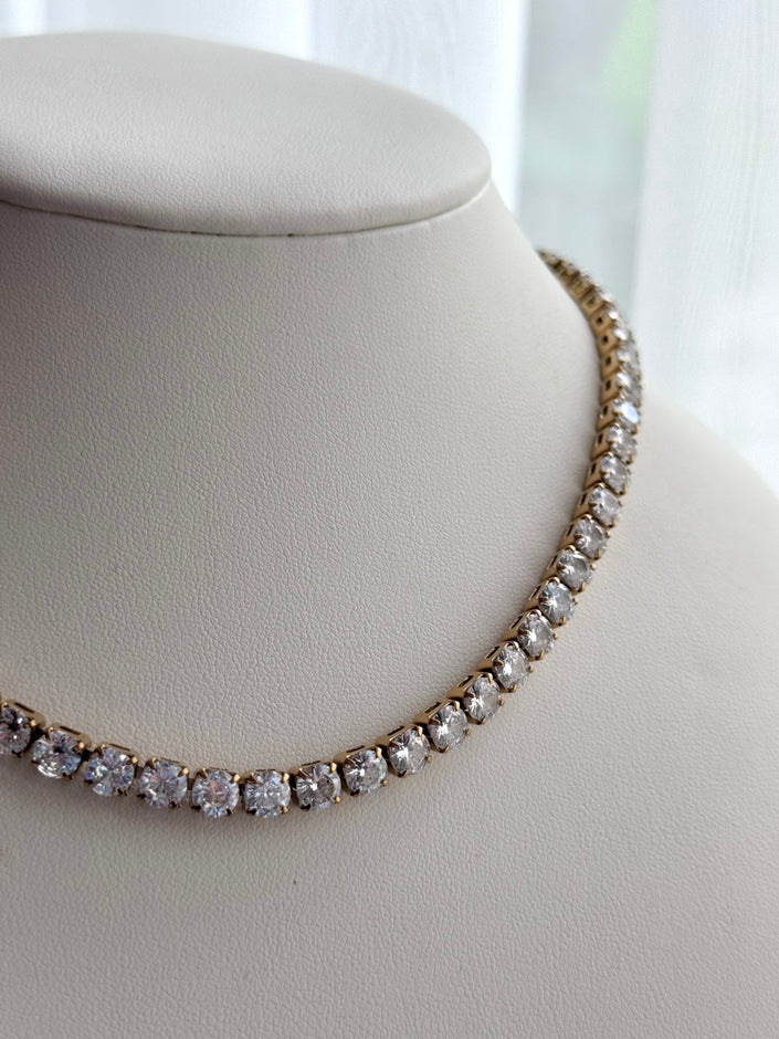 COLLAR TENNIS DORADO 5mm