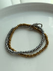 PULSERA DOBLE CRISTAL