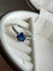 ANILLO ZIRCONIA AZUL