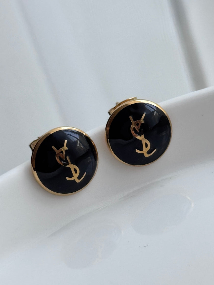 ARETE CIRCULAR YSL NEGRO