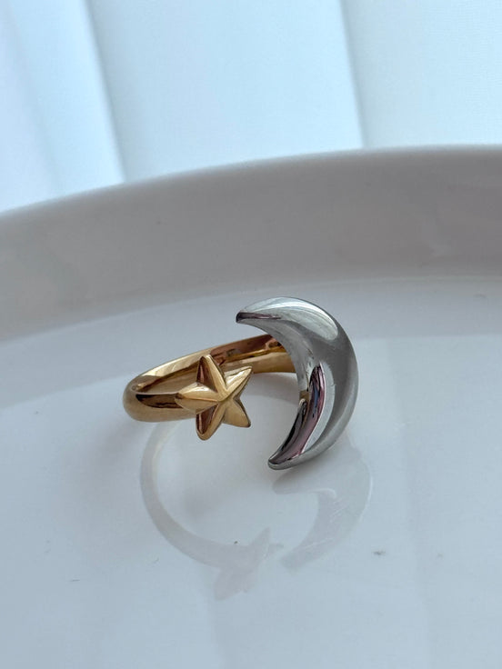 ANILLO LUNA Y ESTRELLA