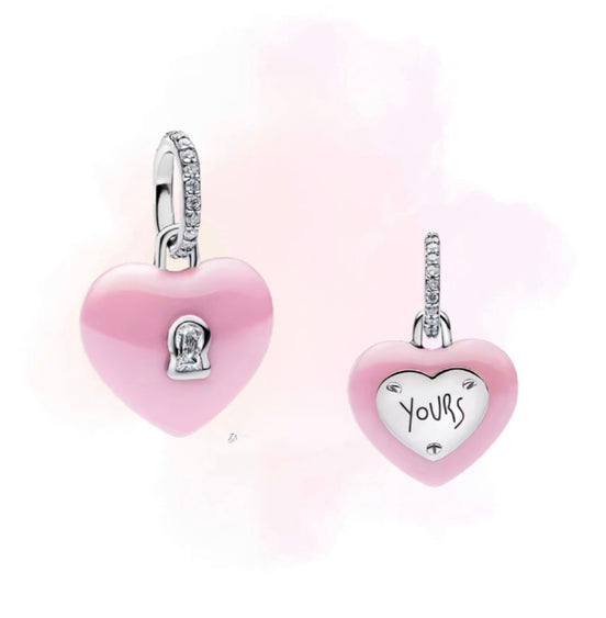 CHARM CORAZON ROSA