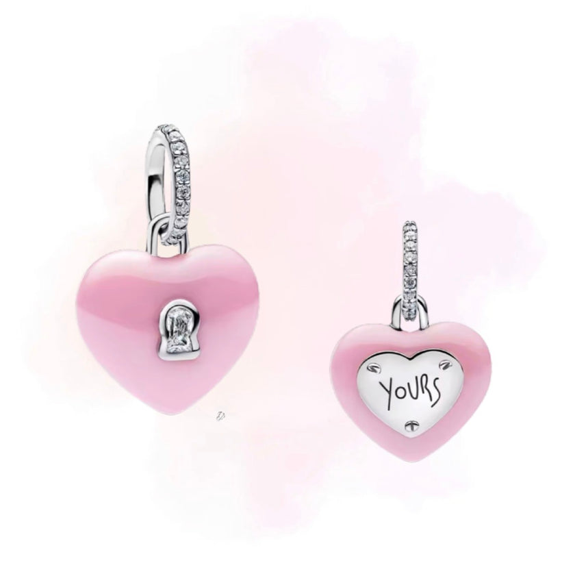 CHARM CORAZON ROSA