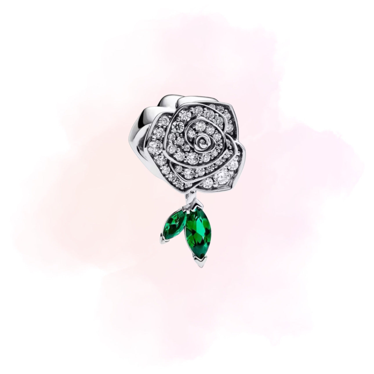 CHARM ROSA CON CRISTAL