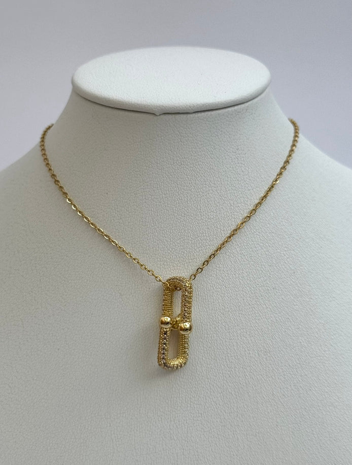 COLLAR ESLABONES CRISTAL