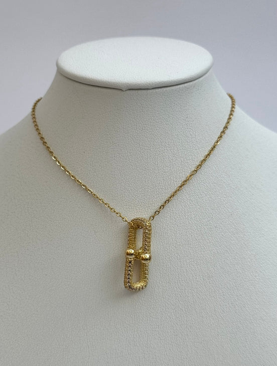 COLLAR ESLABONES CRISTAL
