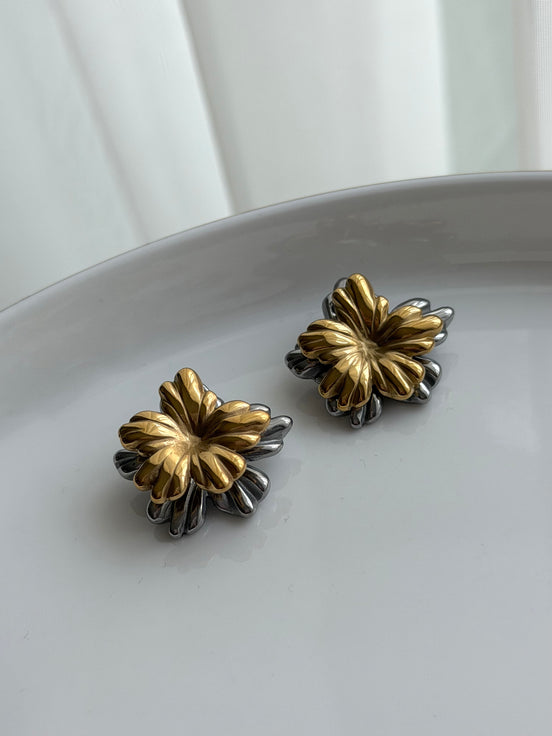 ARETE DOBLE FLOR