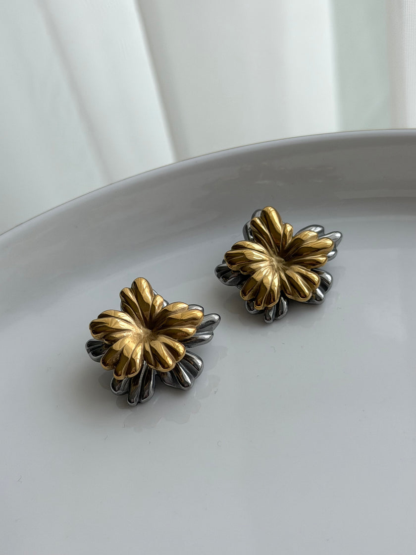 ARETE DOBLE FLOR