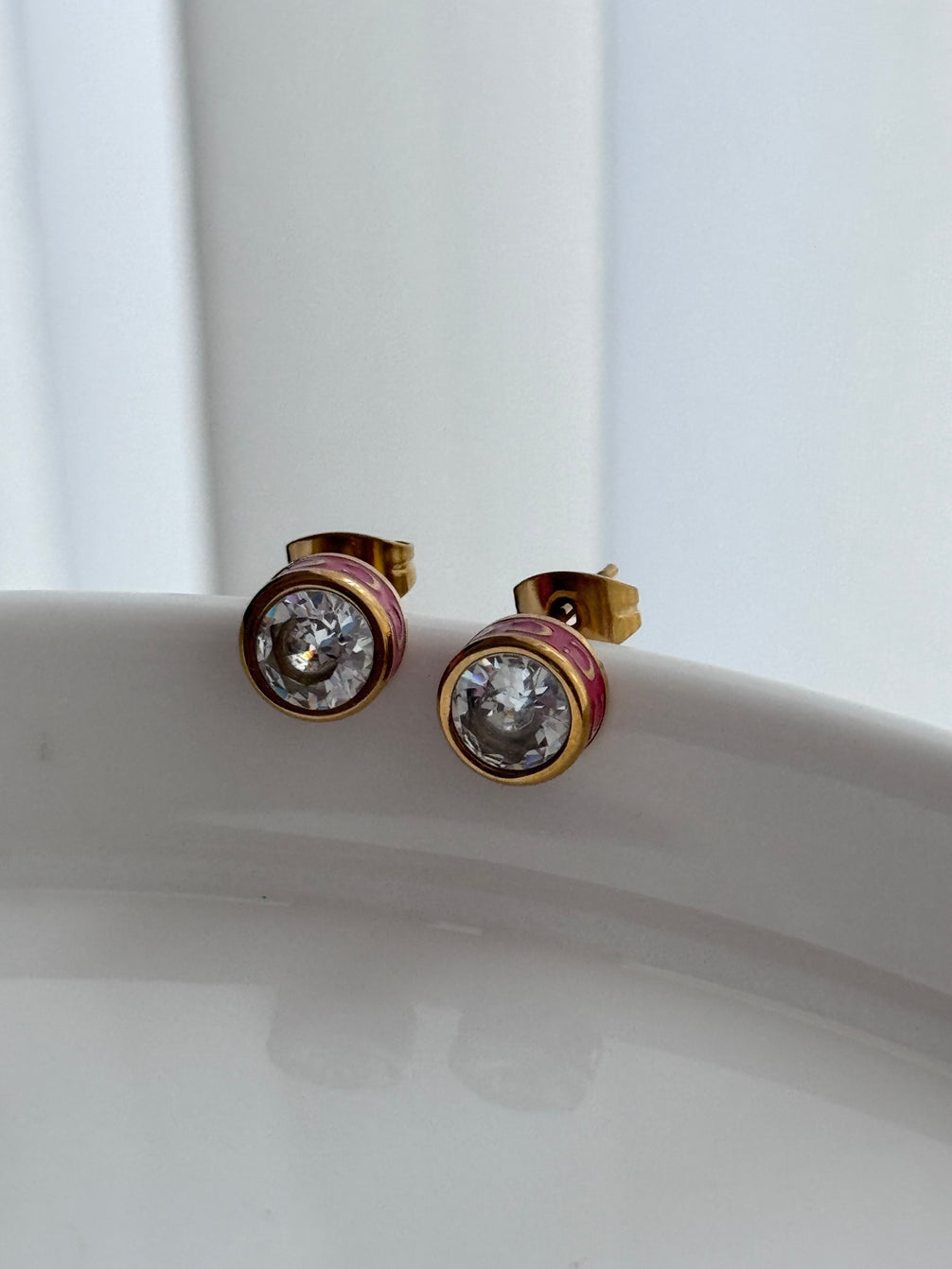 ARETE CRISTAL ROJO