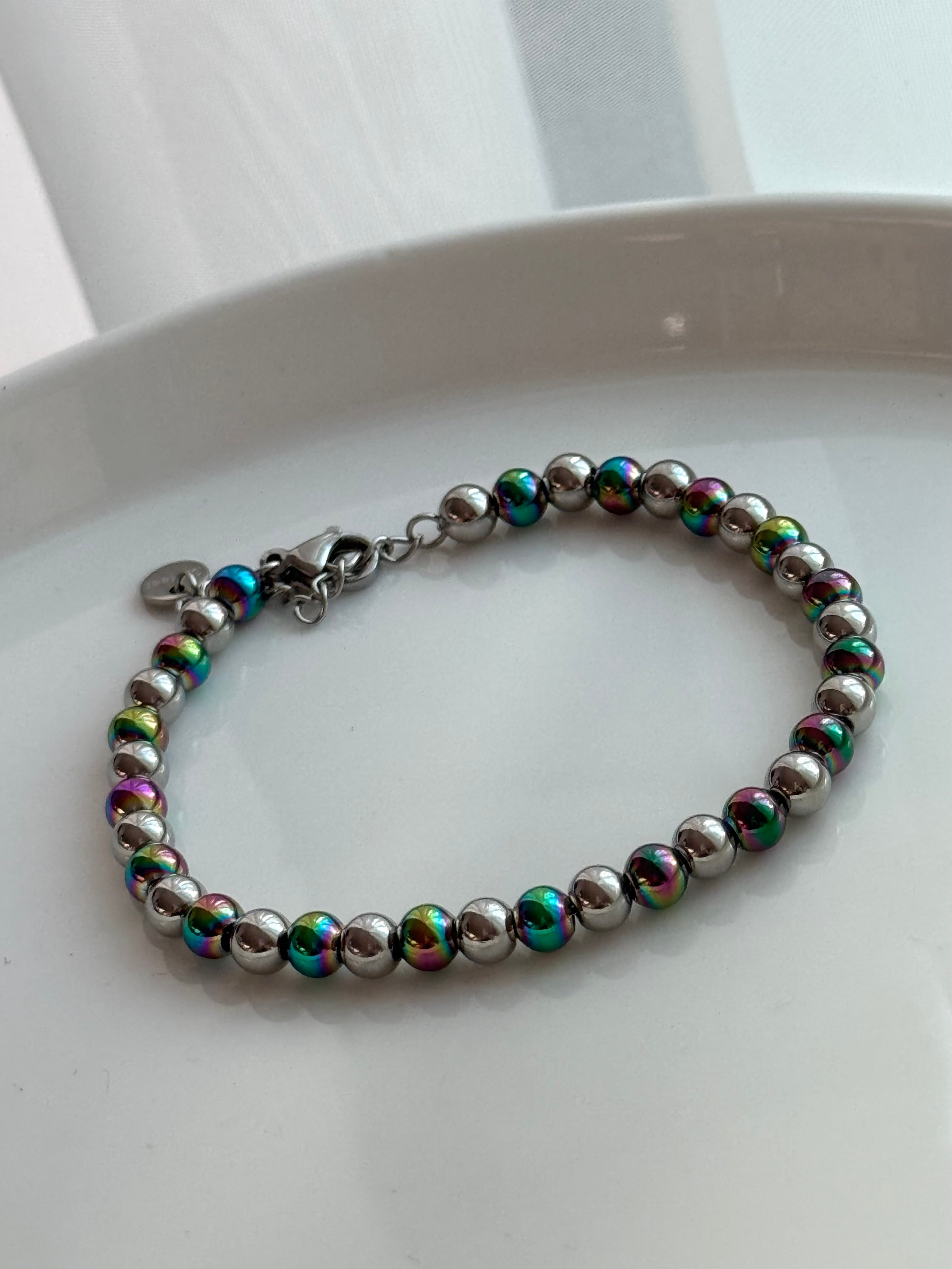 PULSERA BOLITAS TORNASOL 5