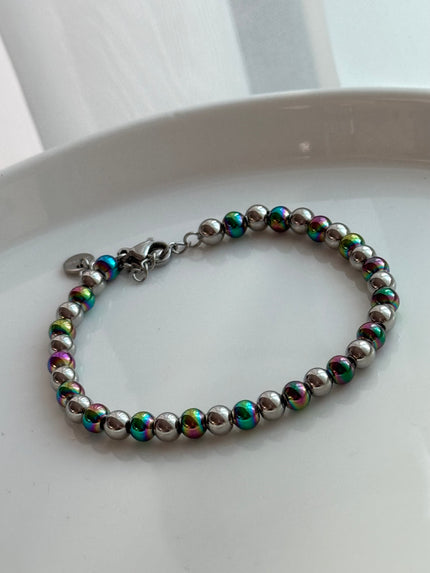 PULSERA BOLITAS TORNASOL 5