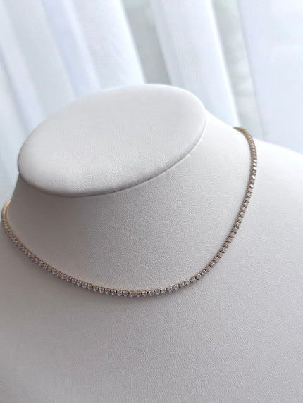 COLLAR TENNIS DORADO 2mm