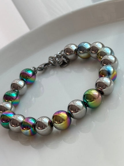 PULSERA BOLITAS TORNASOL 10