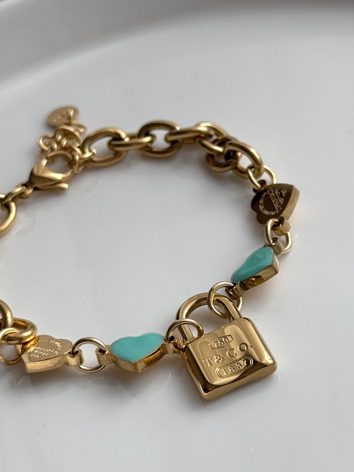 PULSERA CADENA CON DIJES