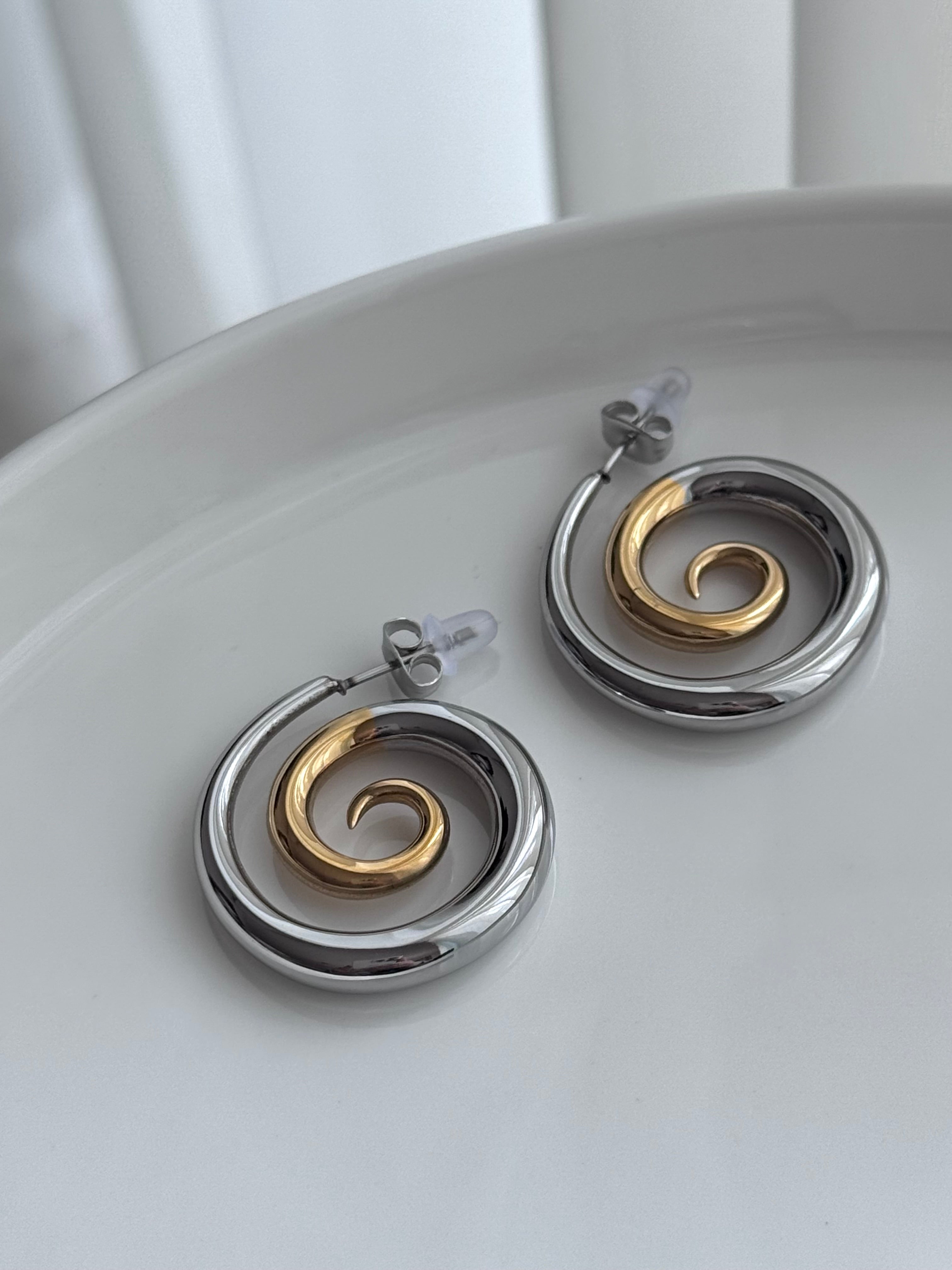 ARETE ESPIRAL BICOLOR