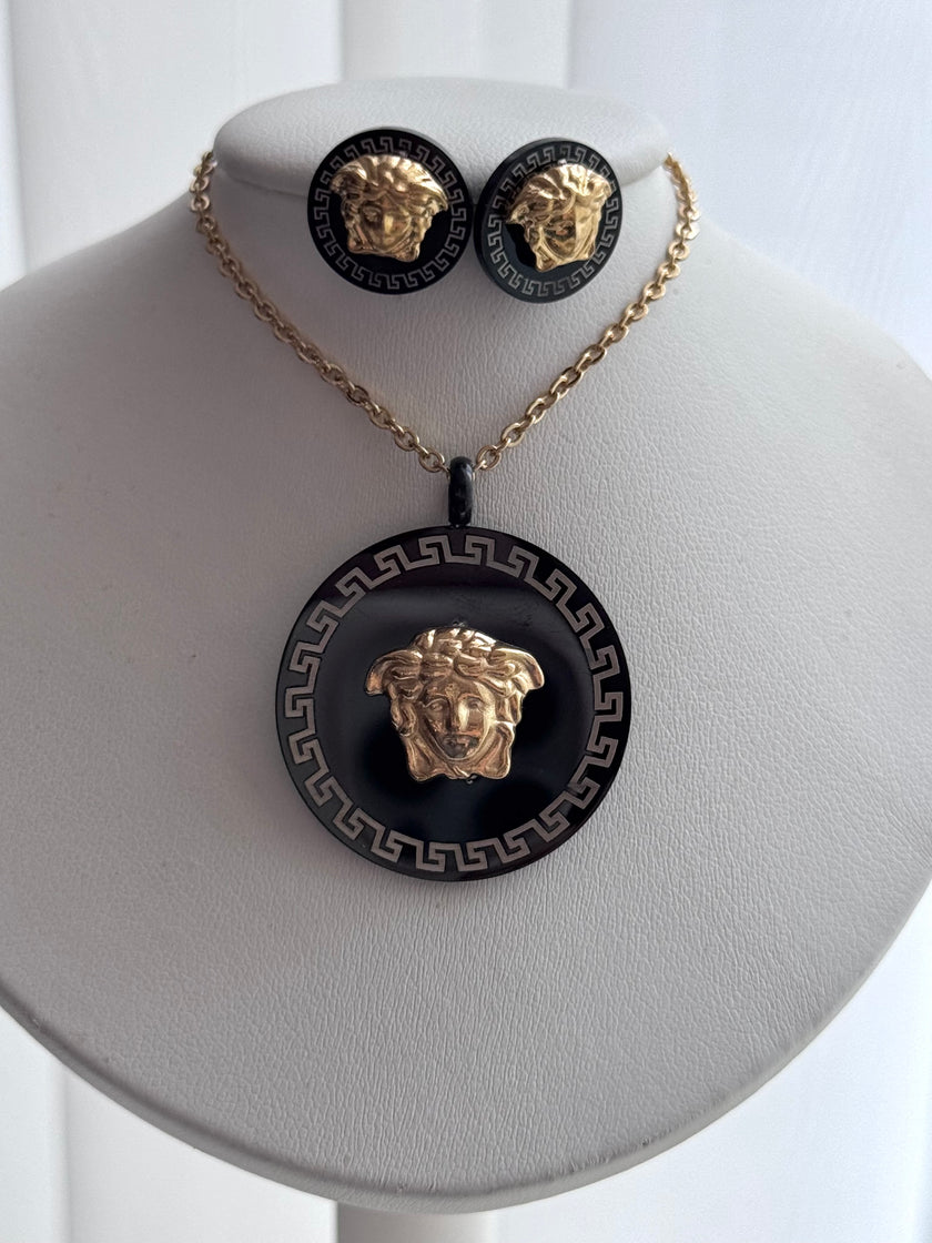 SET COMPLETO MEDUSA NEGRO