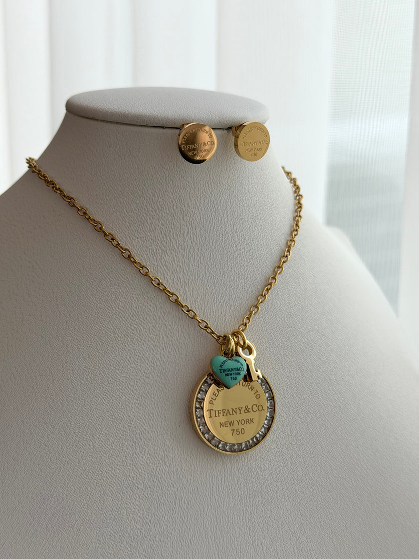 SET COMPLETO CORAZON AZUL